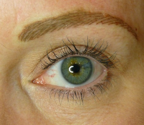 Permanent Makeup Tattooing after procedure photo.