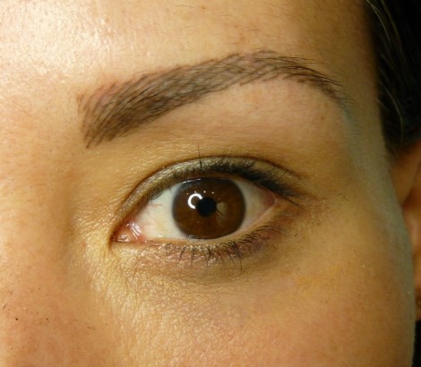 Permanent Makeup Kelowna before eyebrow procedure